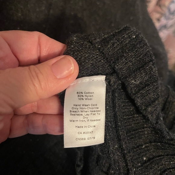 Talbots Tunic Grey Sweater xl - Picture 10 of 10